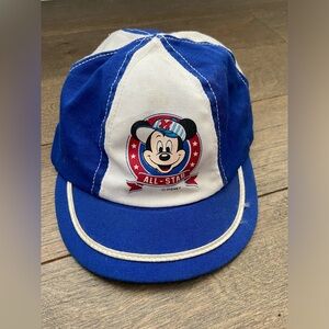 Vintage 80s Disney Mickey Mouse all star ball cap